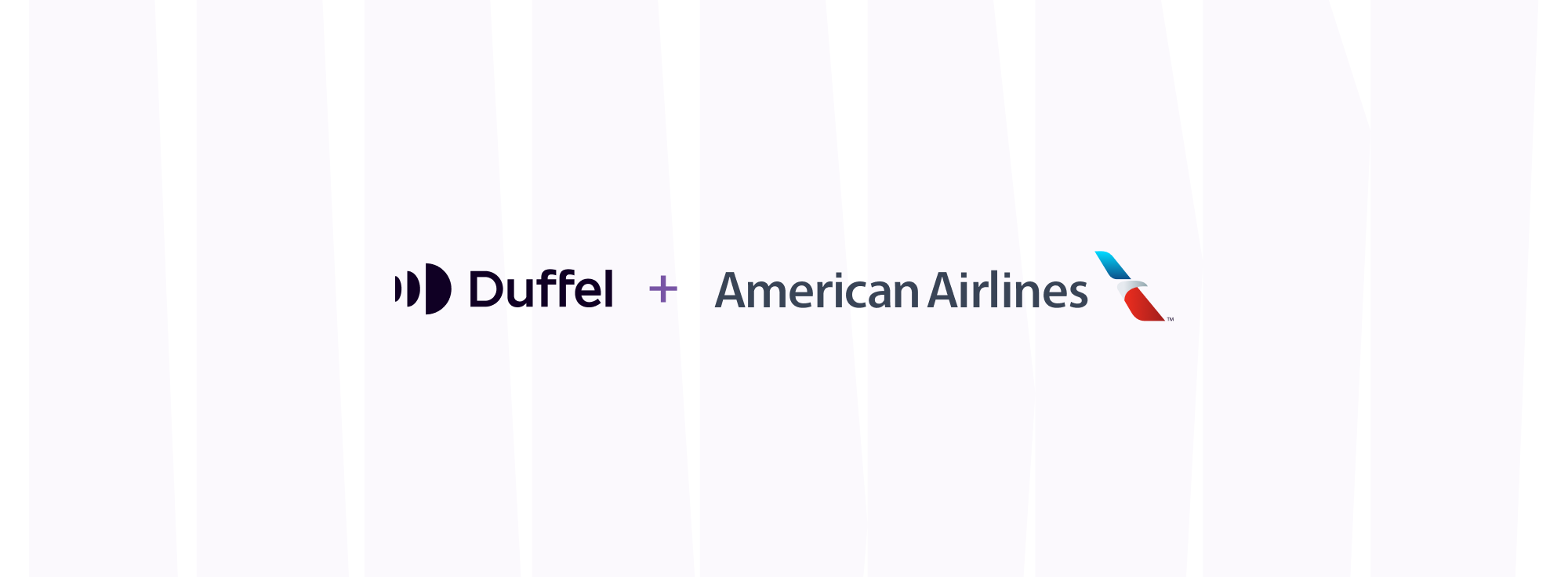 Duffel and American Airlines logos